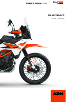 KTM 390 Adventure R - Owners manual EN 2026